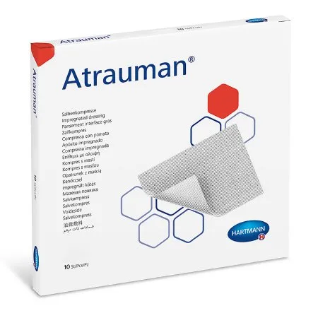 Hartmann - From: 499513 To: 499514 - Atrauman Non Adherent Wound Contact Layer 4" x 4", 10cm x 10cm.