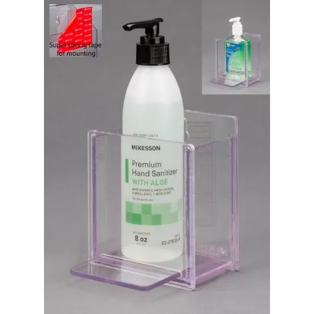 Poltex - HANDSANL-W - Hand Hygiene Holder Poltex Clear Petg Manual 18 Oz. Bottle Wall Mount