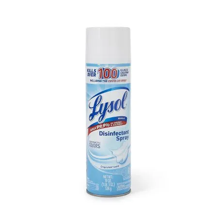 Lagasse - Lysol - RAC79329CT -   Surface Disinfectant Cleaner Alcohol Based Aerosol Spray Liquid 19 oz. Can Crisp Linen Scent NonSterile