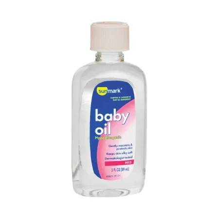 Sunmark - 01093923744 - Baby Oil sunmark 3 oz. Bottle Scented Oil