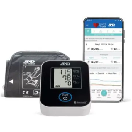 A&D Engineering - A&D Medical - UA651BLE - Home Automatic Digital Blood Pressure Monitor A&D Medical Wide Range Nylon 22 - 42 cm Desk Model