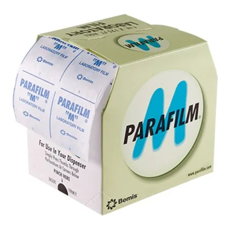 Heathrow Scientific - HS234526B - Parafilm M Sealing Film Parafilm M 4 Inch Width X 125 Foot Roll Length  Natural For use with Test Tubes  Beakers  Vials  Petri Dishes  Flasks