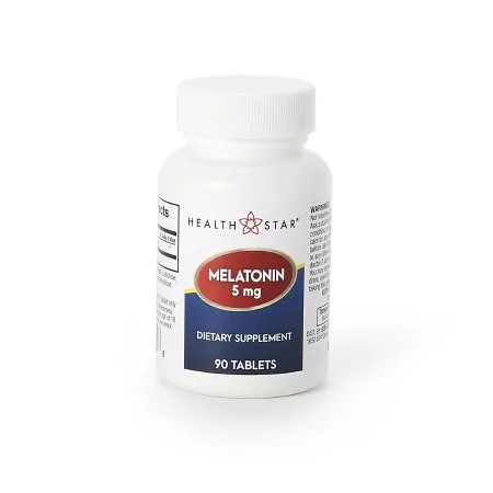 Geri-Care - Geri-Care HealthStar - 834-09-HST - Natural Sleep Aid Geri-Care HealthStar 90 per Bottle Tablet 5 mg