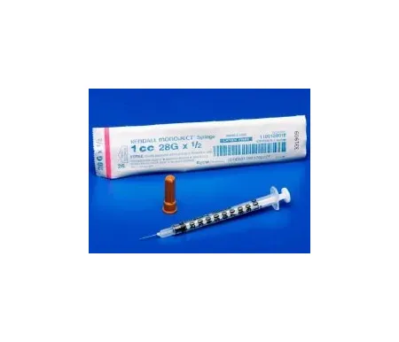 Medtronic / Covidien - 1180128012 - TB Syringe, 28G Needle