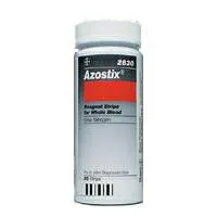 Siemens - 10324060 - Azostix Reagent Strips (60 Second Test For Blood Urea Nitrogen), 25/btl, 12 btl/cs (2830) (US Only) (Minimum Expiry Lead is 90 days)