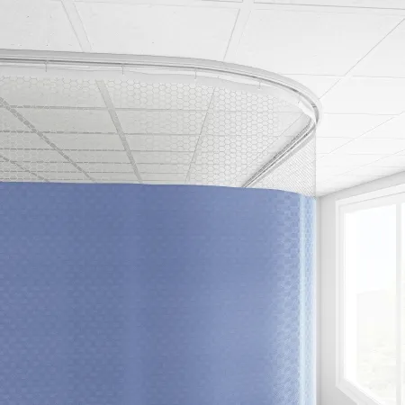 Imperial Fastener - 92x144sumoat - Cubicle Curtain 20 Inch Mesh 144 Inch Width 92 Inch Length