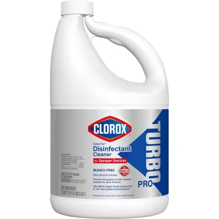 The Clorox - Clorox Turbo Pro - 60091 - Clorox Turbo Pro Surface Disinfectant Cleaner Alcohol Based Manual Pour Liquid 121 Oz. Jug Scented Nonsterile
