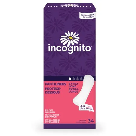 First Quality - Incognito - 10006612 - Panty Liner Incognito Extra Long Light Absorbency