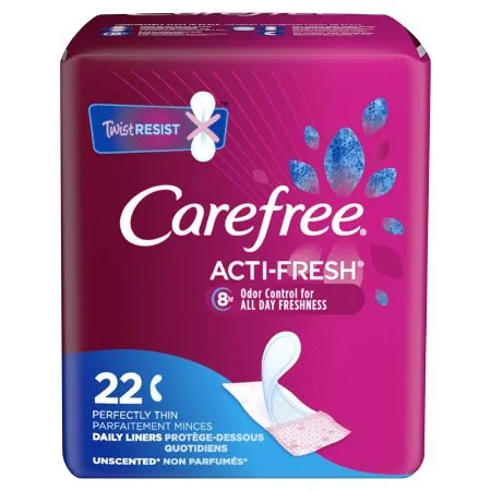 Edgewell Personal Care - Carefree actifresh - 07830006991 - Panty Liner Carefree Actifresh Thin Light Absorbency