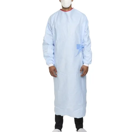 Invenio - RoyalGuard - I91-6132-S1 - Film-Reinforced Surgical Gown with Towel RoyalGuard X-Large / X-Long Blue Sterile AAMI Level 4 Disposable