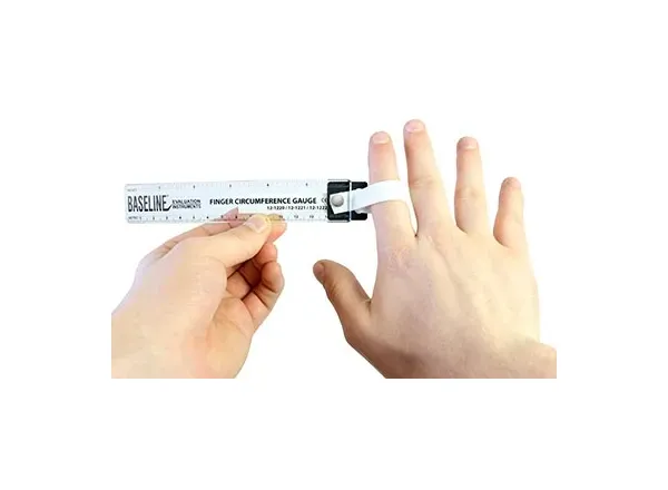 Fabrication Enterprises - 12-1220 - Baseline Finger Circumference Gauge, 6 inch Maximum