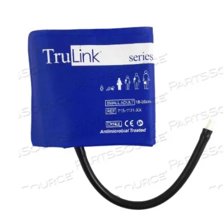 Spacelabs Medical - TruLink - 715-1131-10 - Reusable Blood Pressure Cuff Trulink 18 To 26 Cm Arm Nylon Cuff Small Adult Cuff