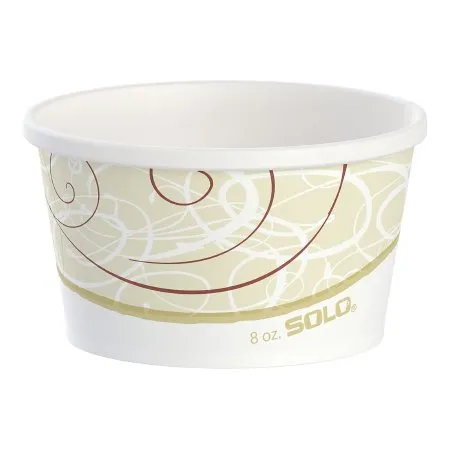 RJ Schinner Co - Flexstyle - HS4085-J8000 - Food Container Flexstyle Symphony Print Single Use Paper 3-1/5 Inch Dia X 2-1/5 Inch H