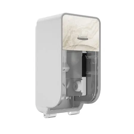 Kimberly Clark - 58741 - Toilet Paper Dispenser Coreless Standard Roll 2 Roll Vertical with Warm Marble Design Faceplate 1 Dispenser and Faceplate-cs -DROP SHIP ONLY-
