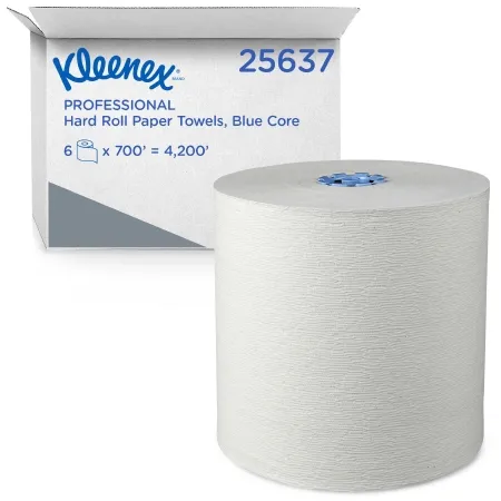 Kimberly Clark - Kleenex - 25637 - Paper Towel Kleenex Hardwound Roll 7 X 7-1/2 Inch