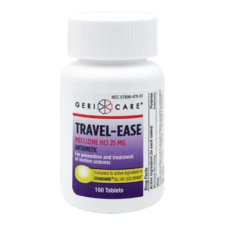 Geri-Care - 778-01-GCP - Nausea Relief 25 mg Strength Tablet 100 per Bottle