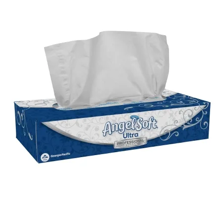 Georgia Pacific - Angel Soft Ultra Professional Series - 49590 - Angel Soft Ultra Professional Series Facial Tissue White 7-1/2 X 8.4 Inch 96 Count