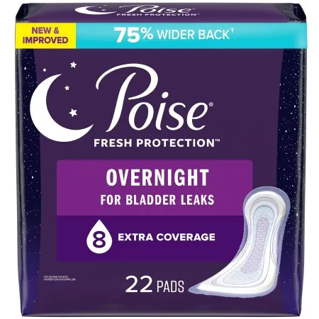 Kimberly Clark - 54943 - Poise Extra Coverage Pad, Fresh Protection, Long Replaces 6946995