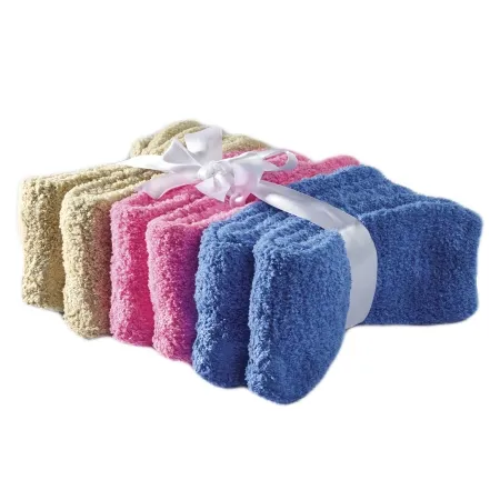 Silverts Adaptive - SV19150_SV467_OS - Slipper Socks Silverts One Size Fits Most Blue / Tan / Pink Above The Ankle