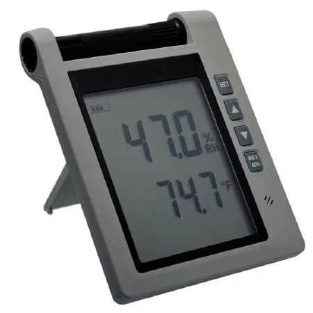 Thermco Products - CT31TH - Digital Thermometer / Hygrometer With Alarm Thermco Fahrenheit / Celsius -4° To +140°f (-20° To +40°c) Internal Sensor Flip-out Stand / Wall Mount Battery Operated