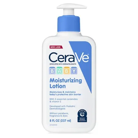 Loreal USA - CeraVe - 60600056023 - Baby Lotion Cerave 8 Oz. Pump Bottle Unscented Lotion
