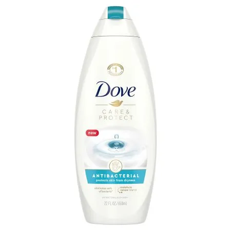 Dot Foods - Dove Care and Protect - 01111102583 - Antibacterial Body Wash Dove Care And Protect Liquid 22 Oz. Bottle Scented