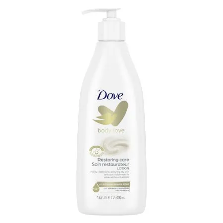 Dot Foods - Dove Body Love Restoring Care - 01111103095 - Hand And Body Moisturizer Dove Body Love Restoring Care 13.5 Oz. Pump Bottle Scented Lotion