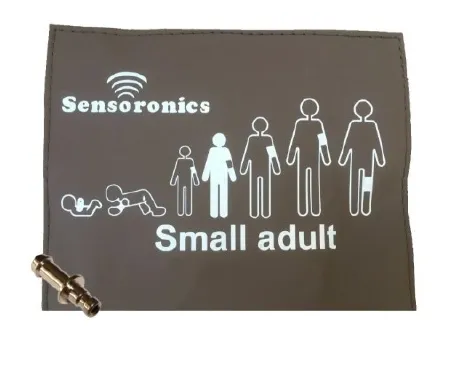 Sensoronics - SRBP-ST-SA-BF - Reusable Blood Pressure Cuff Sensoronics 20.5 To 28 Cm Arm Nylon Cuff Small Adult Cuff