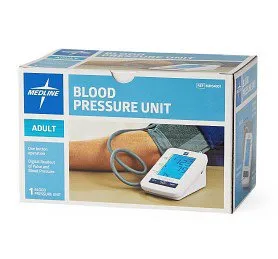 Medline - MDS4001 - Digital Blood Pressure Monitor Medline Adult Cuff Nylon Cuff Desk Model