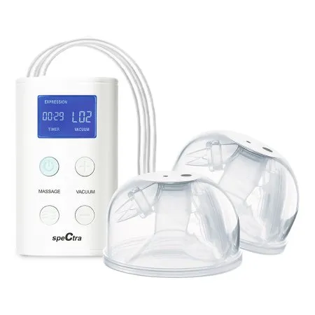 Mothers Milk Spectra Baby - Spectra 9 Plus - MM011343-CC28MM - Mothers Milk  Double Electric Breast Pump With Wearable Caracup Milk Collection Inserts 
