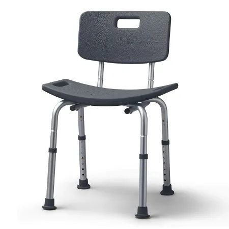 Medical Group Care - IT000050 - Shower Chair Aluminum Frame With Backrest 300 Lbs. Weight Capacity