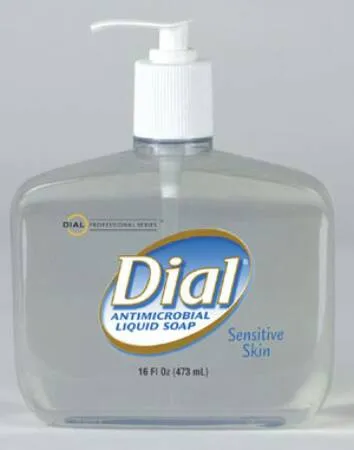 Lagasse - Dial Professional for Sensitive Skin - DIA80784 -  Antimicrobial Soap  Liquid 16 oz. Pump Bottle Fresh Scent