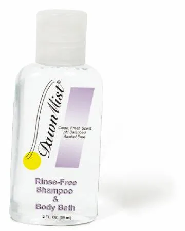 Donovan Industries - DawnMist - NRB4463 - Rinse-Free Shampoo and Body Wash DawnMist 2 oz. Flip Top Bottle Scented