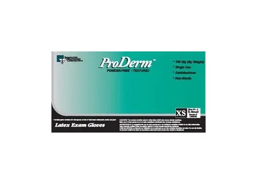 Innovative Healthcare - ProDerm - 155050 -  Gloves, Exam, Latex, Non Sterile, PF, Textured, Polymer Bonded