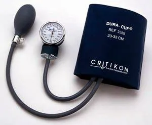 Ge Healthcare - 2346 - Pocket Aneroid Gauge Inflation System: Pocket Gauge & Adult Dura-Cuf with Bulb & Valve, Reusable