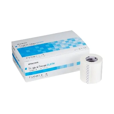 Mckesson - 16-47120 - Medical Tape White 2 Inch X 10 Yard Silk Like Cloth NonSterile