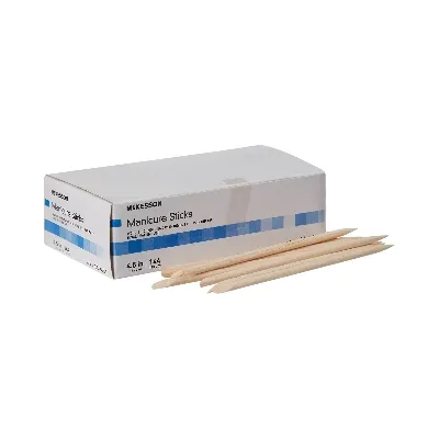 Mckesson - 16-MS1 - Manicure Stick 4.5 Inch 100% White Birch