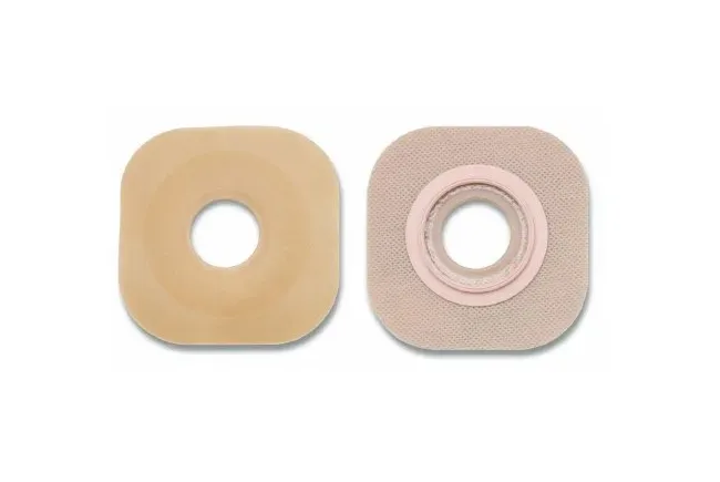 Hollister - New Image FlexTend - 16103 - Ostomy Barrier New Image Flextend Precut  Extended Wear Without Tape 44 mm Flange Green Code System Hydrocolloid 7/8 Inch Opening