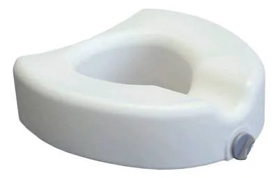 Graham-Field - 6486A - Raised Toilet Seat 4 Inch Height White 300 lbs. Weight Capacity