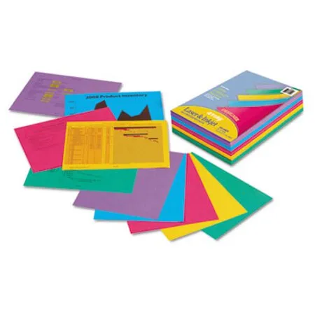 PACON - PAC-101346 - Array Colored Bond Paper, 24 Lb Bond Weight, 8.5 X 11, Assorted Designer Colors, 500/ream