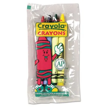 Crayola - Cyo-520083 - Classic Color Cello Pack Party Favor Crayons, 4 Colors/Pack, 360 Packs/Carton