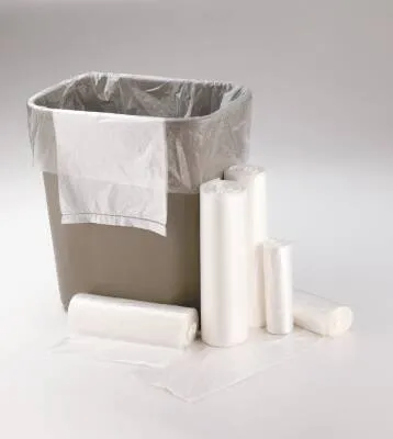 Medegen Medical Products - 4625 - Trash Bag 10 gal. Clear LLDPE 0.50 mil 23 X 29 Inch Star Seal Bottom Coreless Roll