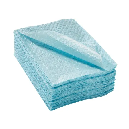 McKesson - 18-10867 - Procedure Towel McKesson 13 W X 18 L Inch Blue NonSterile