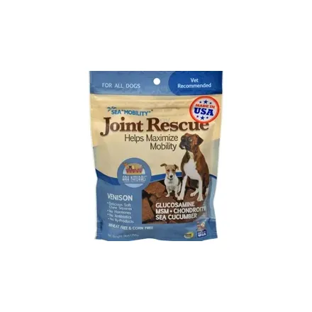 Ark Naturals - From: 213023 To: 220672 - Functional Food Products for Pets Wheat & Corn Free Sea "Mobility" Venison Jerky (22 count)