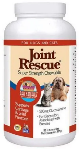 Ark Naturals - 213137 - Pet Remedies Joint "Rescue" Super Strength (relieves chronic joint pain and inflammation) 500 mg 60 chewable wafers