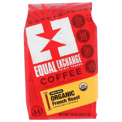 Equal Exchange - From: 219673 To: 219682 - Organic Coffee French Roast  Packaged Whole Bean