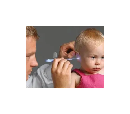 Bionix  - 2206 - Lighted Ear Curette  InfantScoop®  2mm  Clinic Pack  Each Box Includes -200- Curettes  -4- Light Source  -4- Magnification Lense  200-bx -US Only-