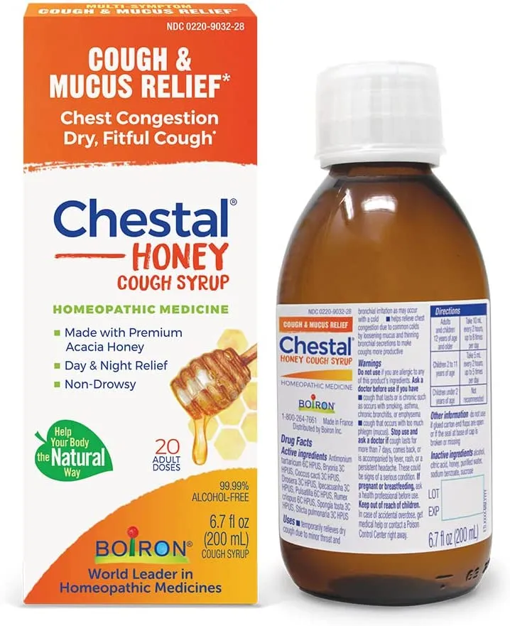 Boiron From: 231187 To: 231188 - Children's Care Chestal Honey Cold & Flu Adult