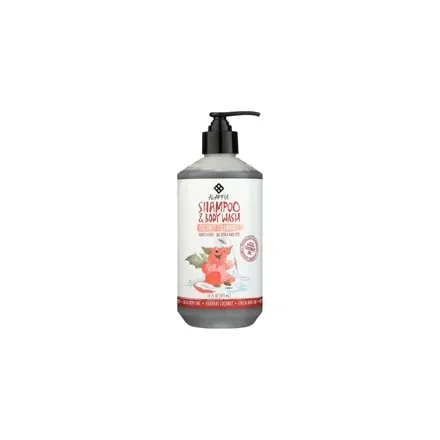 Alaffia - 236142 - Alaffia Babies & Kids Coconut Shampoo & Body Wash, Coconut Strawberry 16 fl. oz. Shampoos & Conditioners