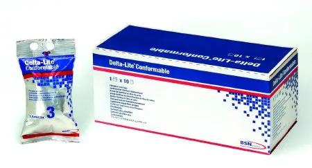BSN Medical - Delta-Lite Conformable - 6062 - Delta Lite Conformable Cast Tape Delta Lite Conformable 2 Inch X 12 Foot Fiberglass Black